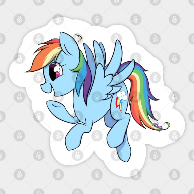 Dashie Sticker by MidnightPremiere